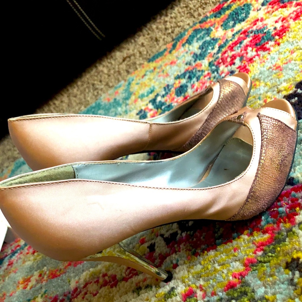 Blush PeepToe Heels